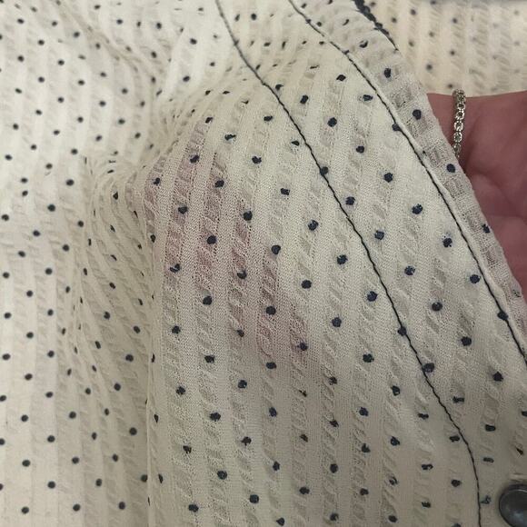 Vintage 70s Does 50s Jerrie Lurie Dress | Polka Dot Midi, Cottagecore S, M, L - Picture 9 of 9